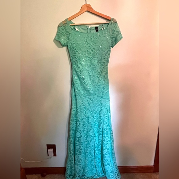 Windsor Dresses Windsor Lace Turquoise Mermaid Dress Poshmark